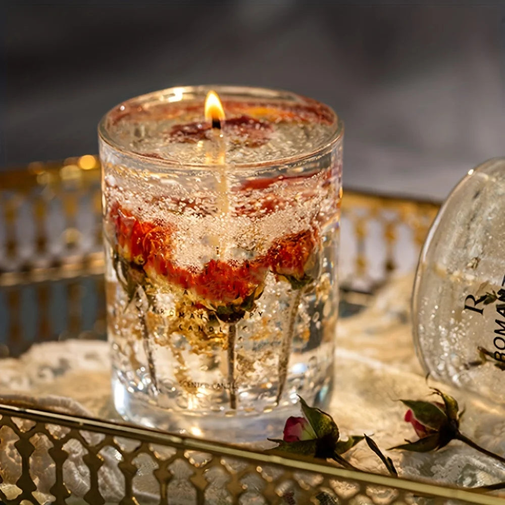 Jelly Flower Aromatherapy Candle