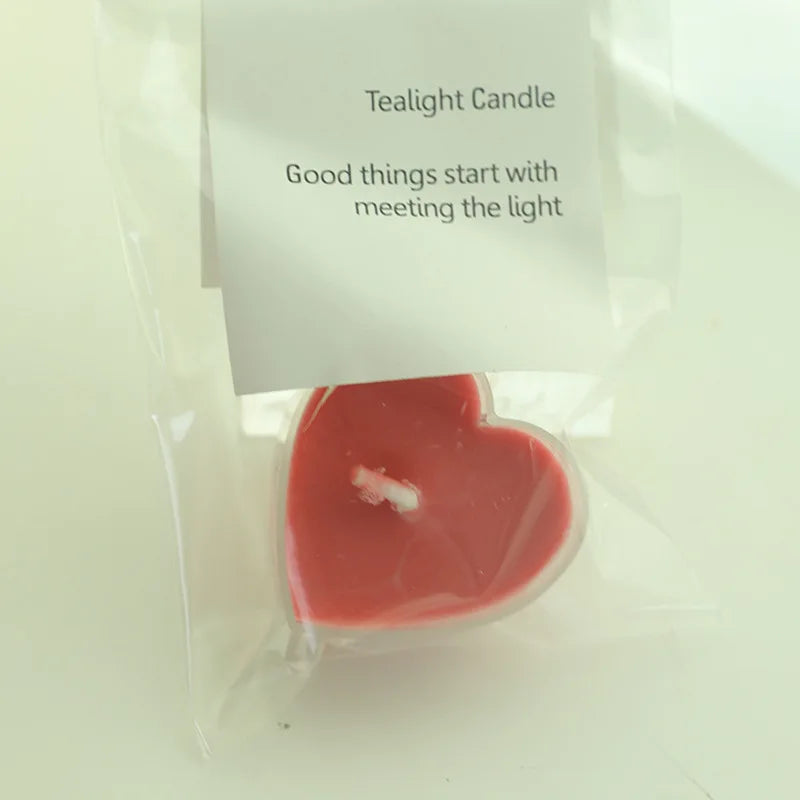 Heart shaped Scented Tea candle