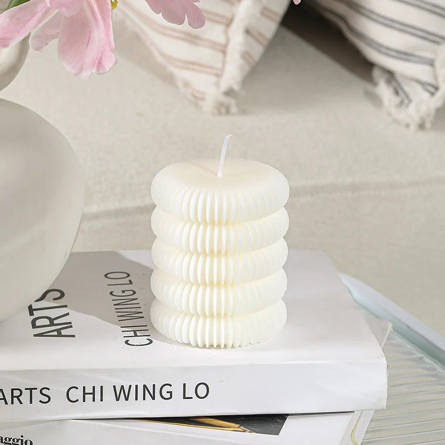 Nordic Style Cylindrical Candle- Smokeless