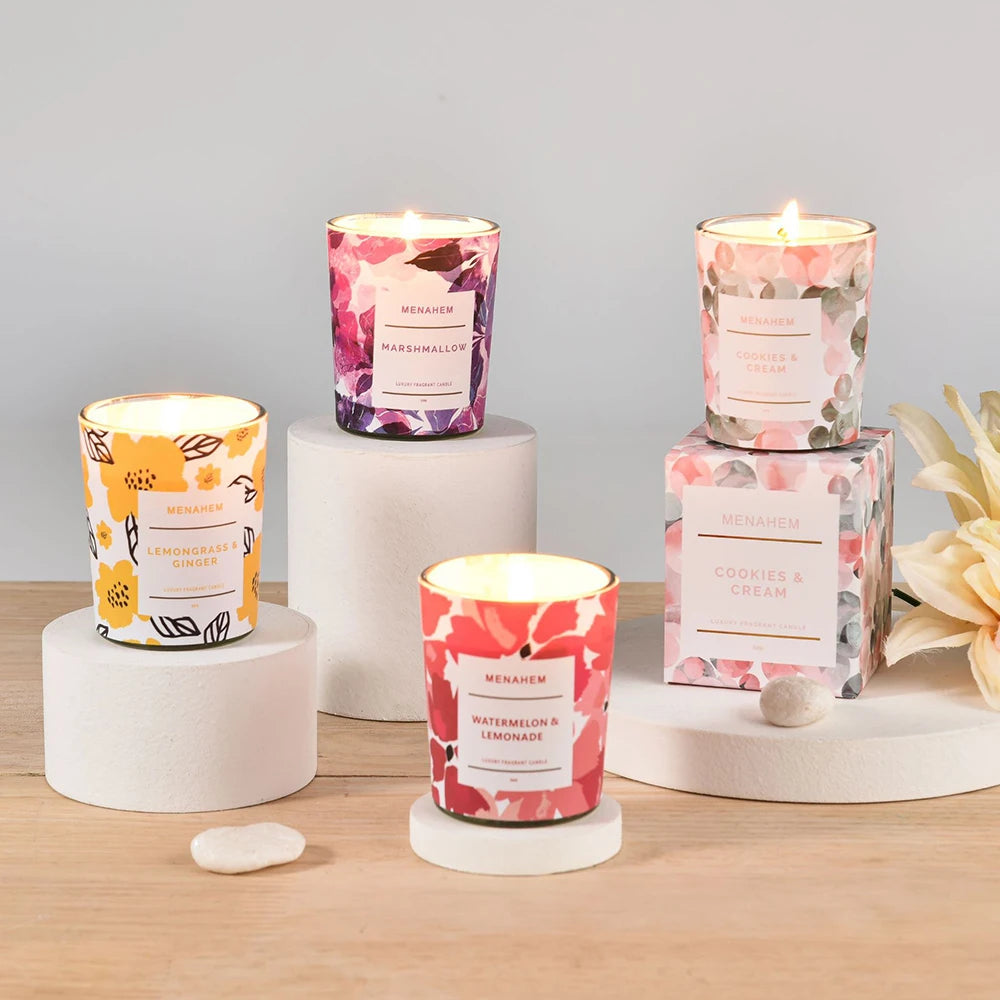 Aromatherapy Candle - Smokeless Fragrance - Soy Wax