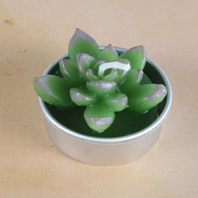 New Creative Aromatherapy Candle Simulated Succulent Plants