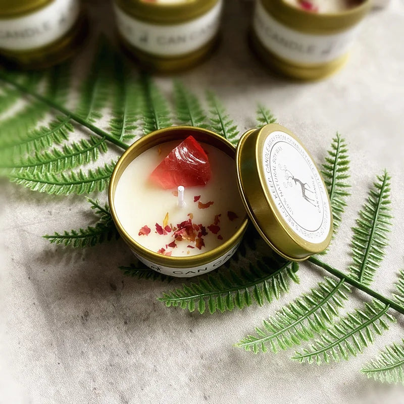 Scented Soy Crystal Candle Jar