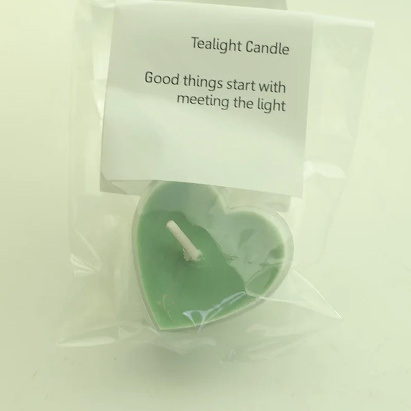 Heart shaped Scented Tea candle