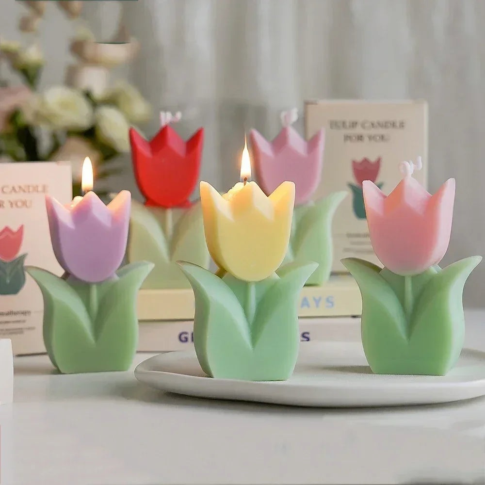 Tulip Aromatherapy Flower Candle
