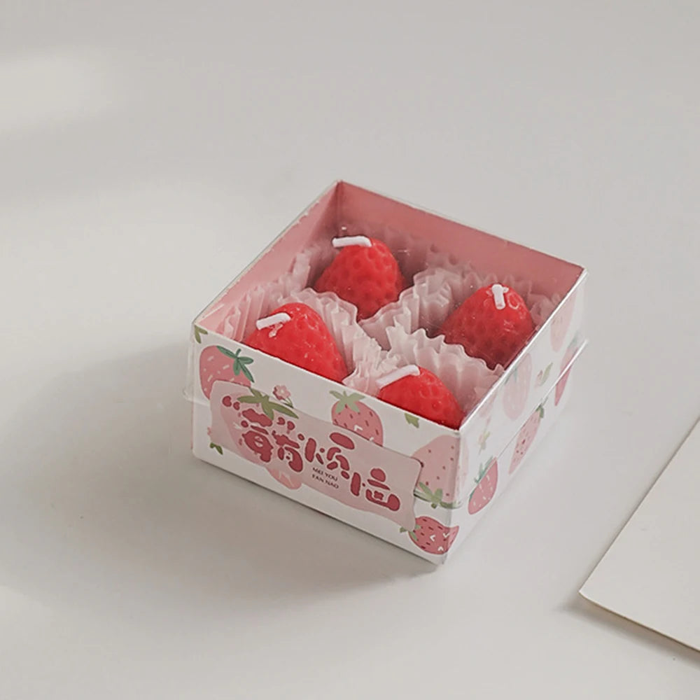 Strawberry Scented Soy Candle