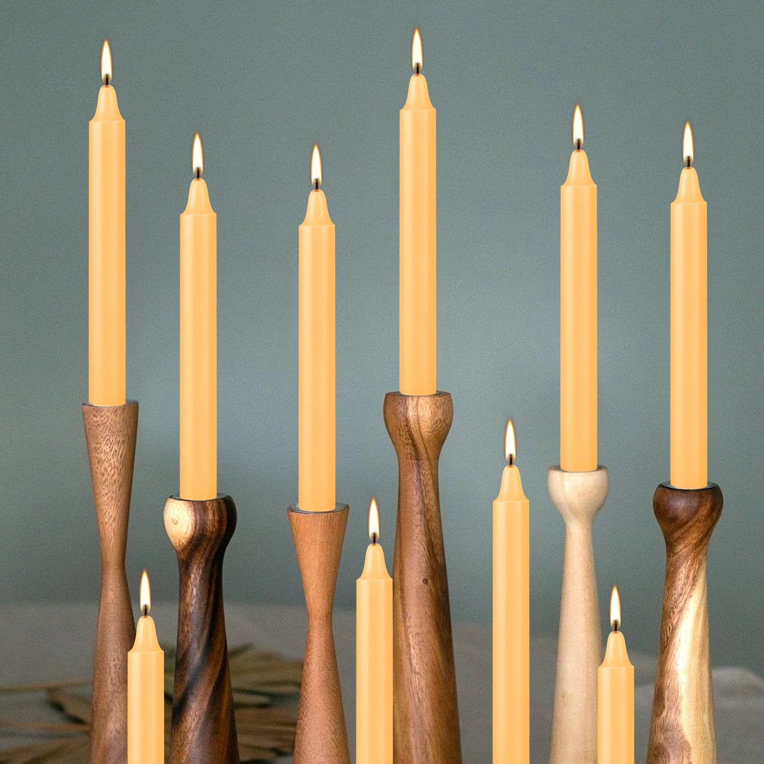 Gold Wax Candle – Drip-Free – Smokeless – Unscented