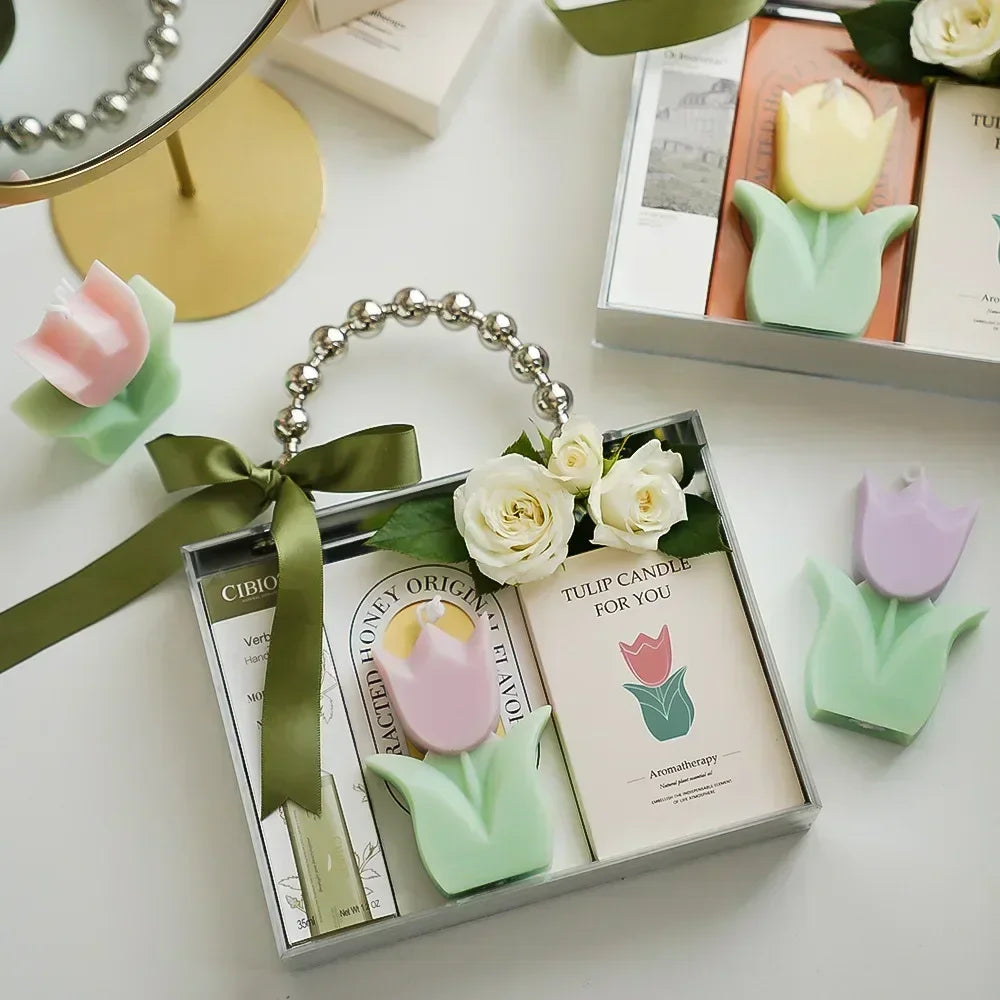 Tulip Aromatherapy Flower Candle