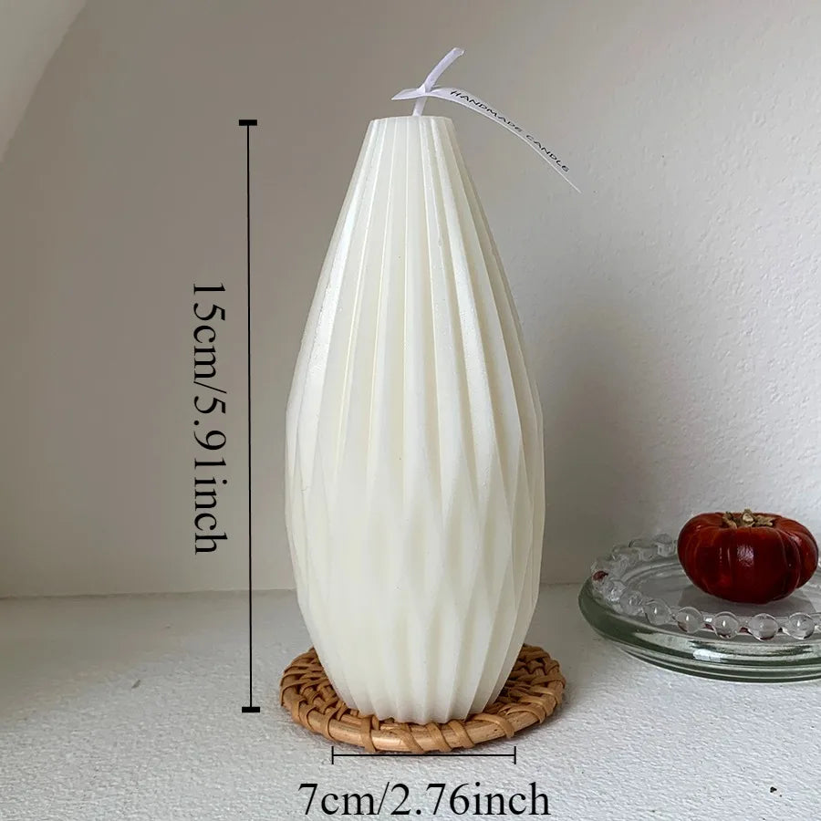 Nordic Style Cylindrical Candle- Smokeless