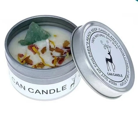 Scented Soy Crystal Candle Jar