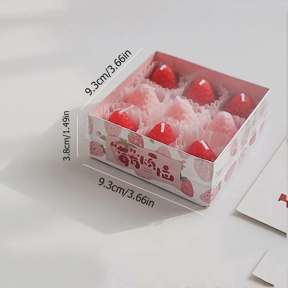 Strawberry Scented Soy Candle