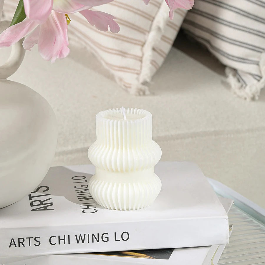 Nordic Style Cylindrical Candle- Smokeless