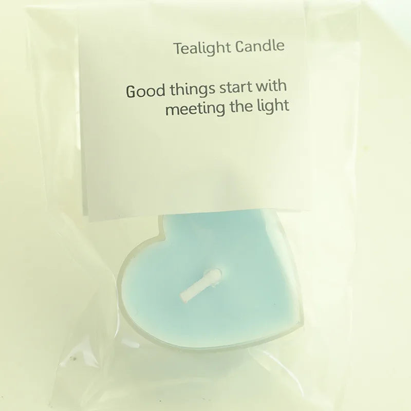 Heart shaped Scented Tea candle