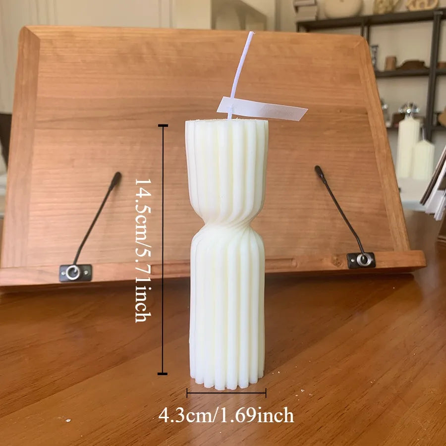 Nordic Style Cylindrical Candle- Smokeless