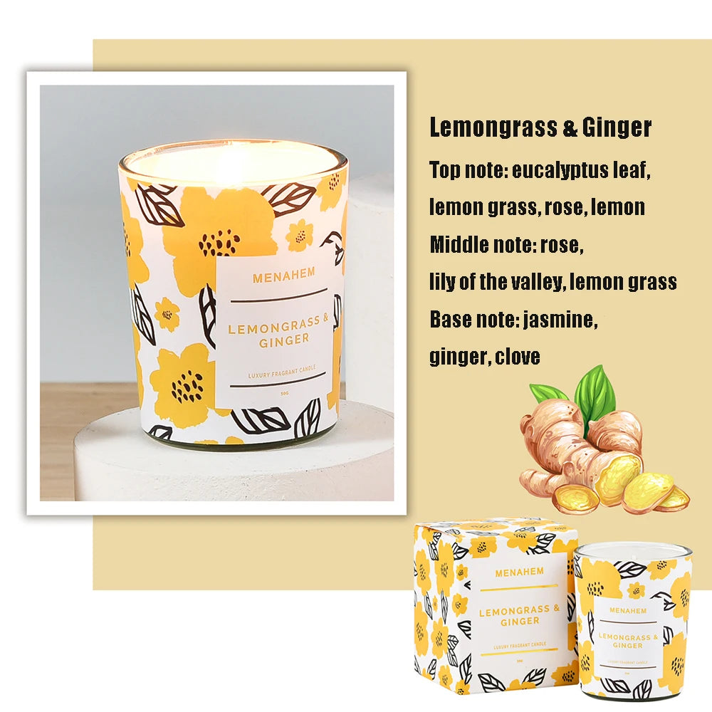 Aromatherapy Candle - Smokeless Fragrance - Soy Wax