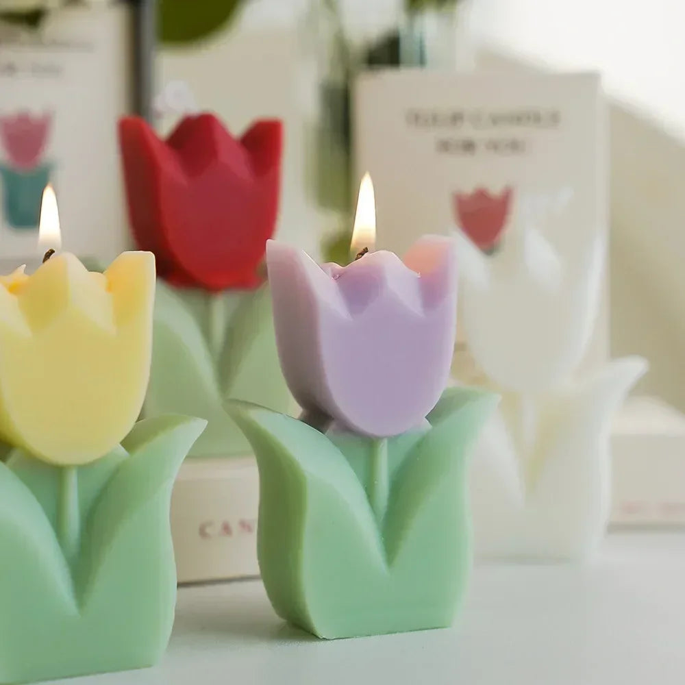 Tulip Aromatherapy Flower Candle
