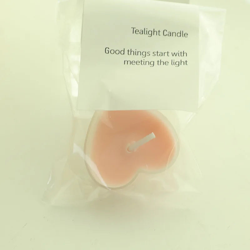 Heart shaped Scented Tea candle