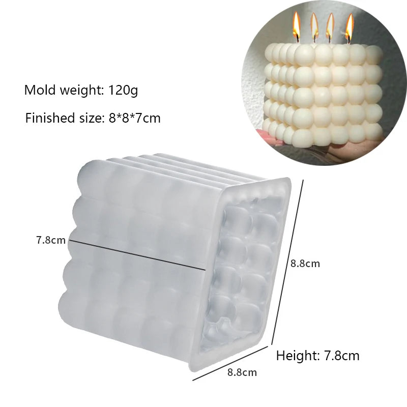 3D Wave Candle Mold
