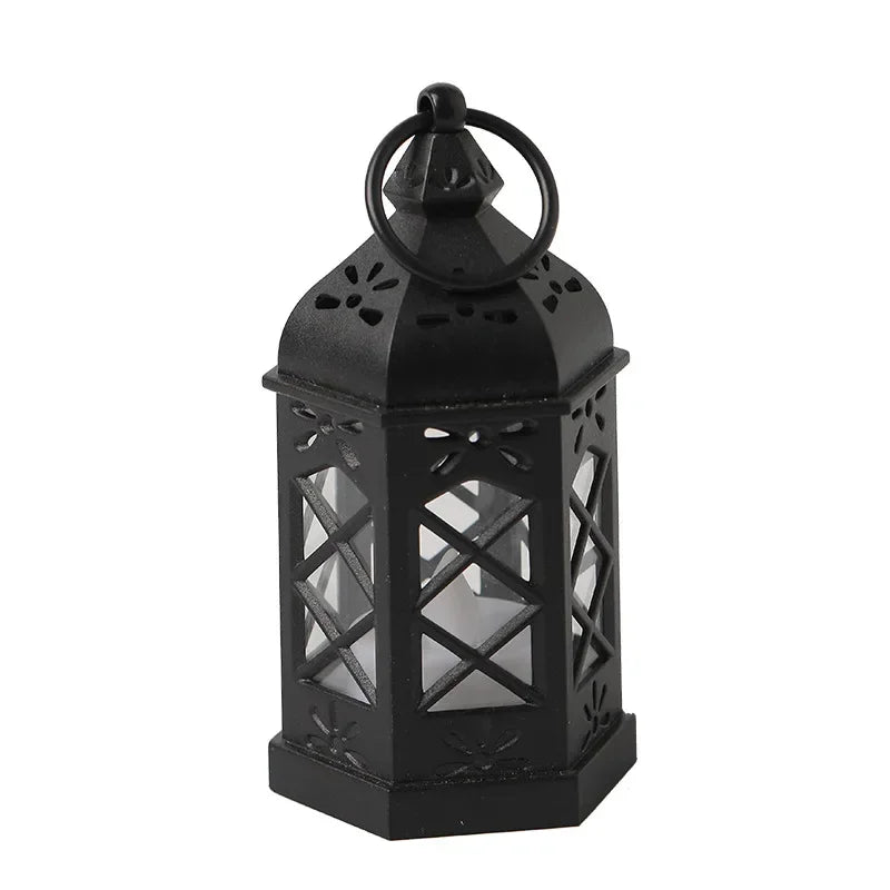 Retro Hex LED Candle Lamp