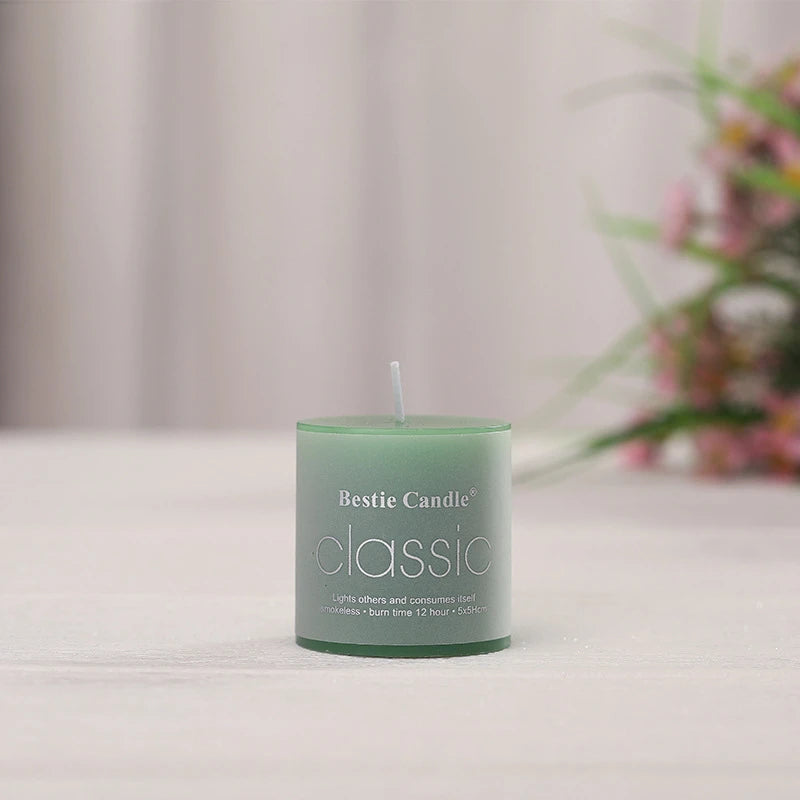 Natural Plant Scented Classic Cylindrical Candles Lavender Red Rose Vanilla Ocean Green Tea Sakura Fragrant Holiday Party Candle