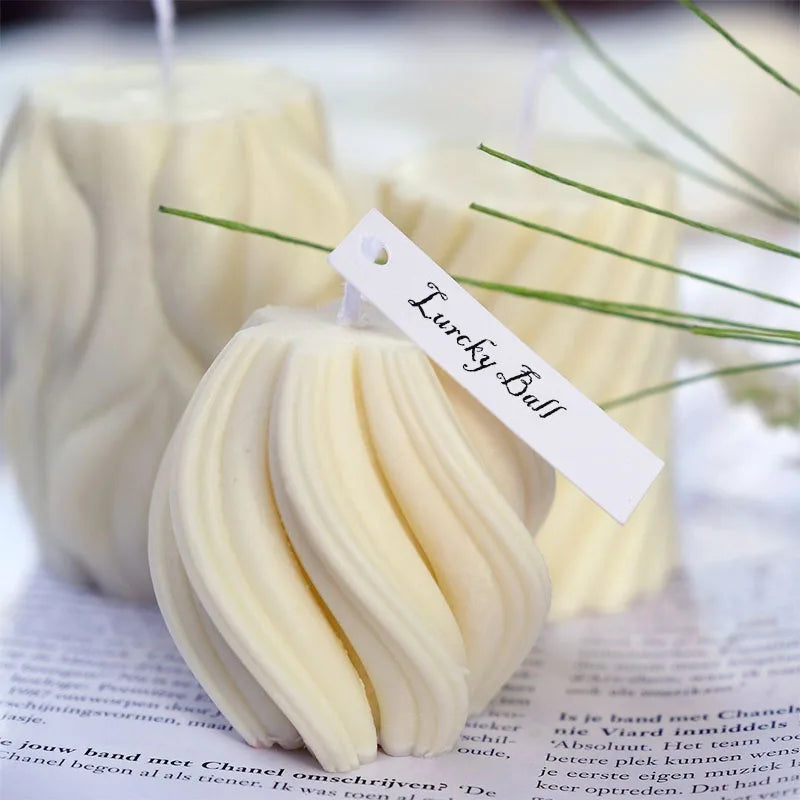 3D Wave Candle Mold