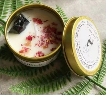 Scented Soy Crystal Candle Jar
