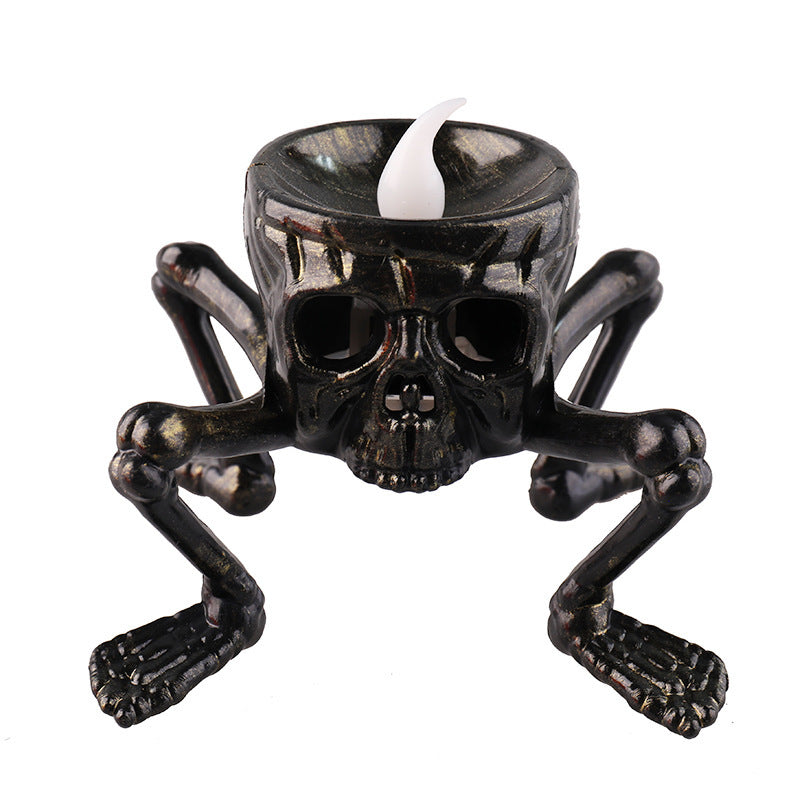 Halloween Skull Hand Lantern Prop